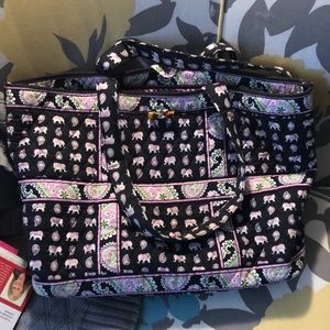 Pink elephant Vera Bradley tote bag
